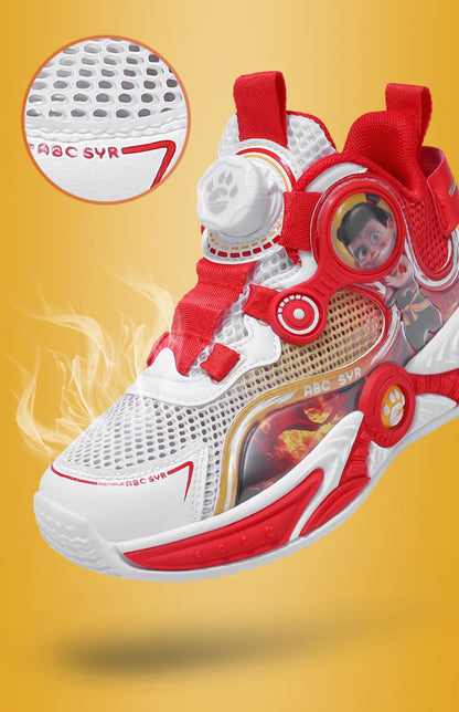 Boys' Shoes 2025 Summer New Single Mesh Breathable Children's Sports Shoes Nezha Same Style Boys' Running Shoes