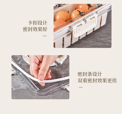 Fresh-Keeping Box Plastic Storage Thickeneded Refrigerator Dust-Proof Finishing Household Artifact Special Kitchen New Plastic Box