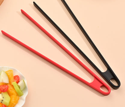 Silicone food clip steak V clip salad clip kitchen high temperature food barbecue bread food fish shovel clip