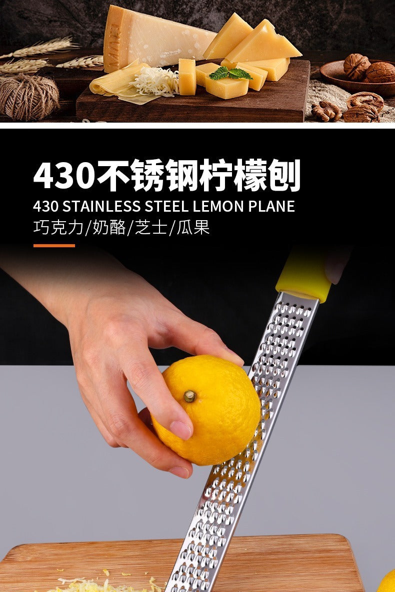 Cross-Border Stainless Steel Cheese Grater Multifunctional Cheese Grater Baking Tool Chocolate Lemon Grater Cheese Grater