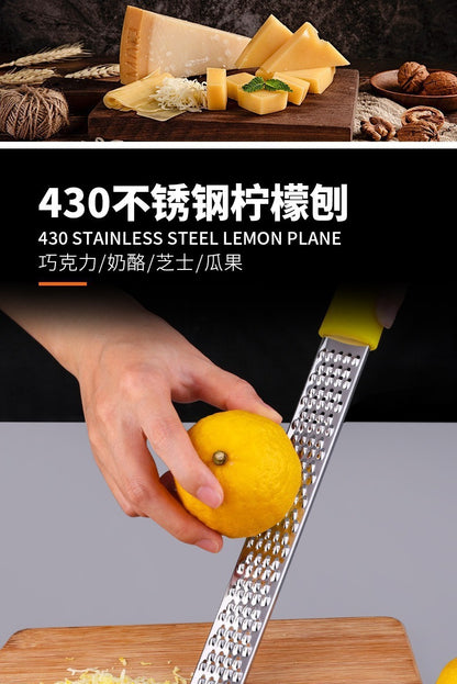 Cross-Border Stainless Steel Cheese Grater Multifunctional Cheese Grater Baking Tool Chocolate Lemon Grater Cheese Grater