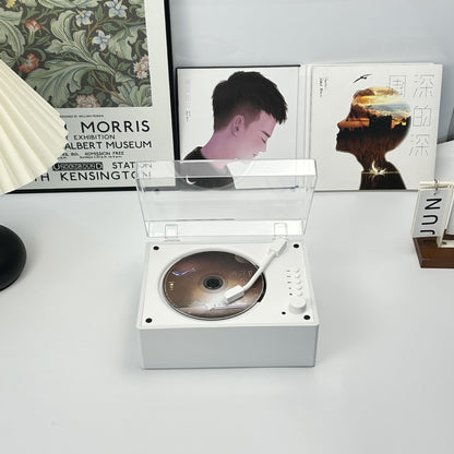 Cross-Border Popular Retro Cd Player Portable Music Album Bluetooth Speaker Player Cd Disc Birthday Gift
