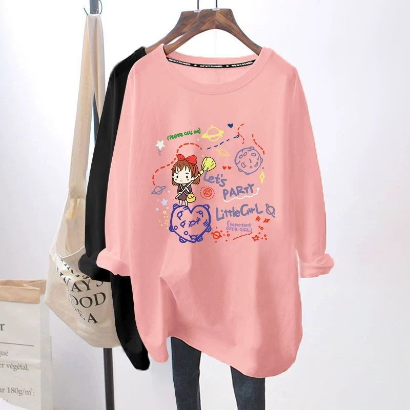 Breastfeeding Top Autumn Base Shirt Hot Mom's Out-of-the-way Breastfeeding Long-sleeved T-shirt for Spring and Autumn Postpartum Breastfeeding Clothes