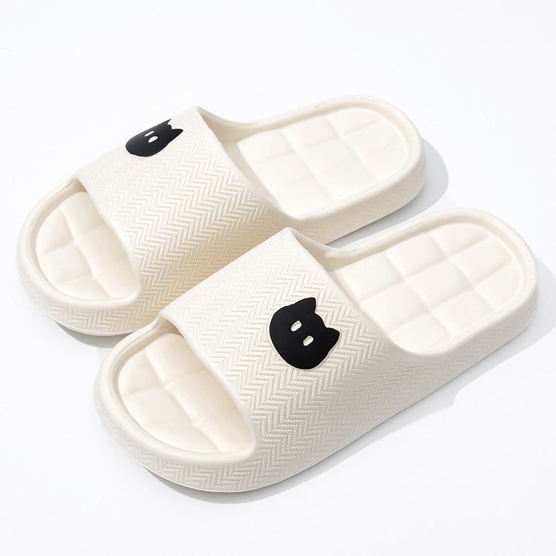 Stepping on excrement feeling sandals and slippers women's summer new home non-slip bathroom home men's eva cool tray factory wholesale cross-border