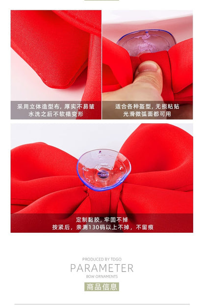 Motorcycle helmet decorations bow electric car battery car full helmet decorative accessories net red accessories women wholesale