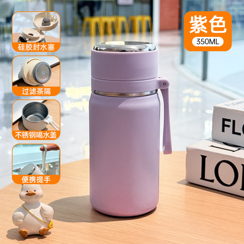 Stainless Steel Mini Thermos Cup Wholesale High-Value Vacuum Bullet-Shaped Portable Pocket Thermos Water Bottle Custom-Made