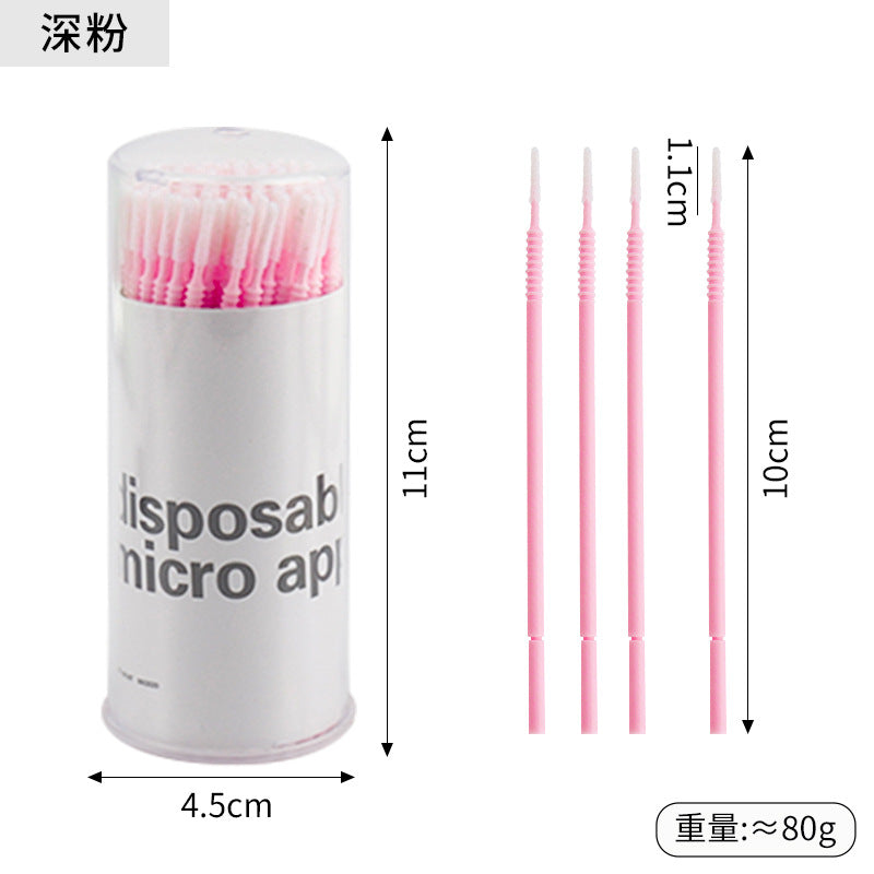New wholesale long head cotton swab eyelash tattoo nail cleaning cotton swab eyelash disposable long thread cotton swab