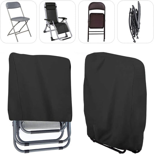 210D Folding Recliner Cover Balcony Garden Courtyard Anti-Blow Dustproof Cover Protective Cover Windproof and Uv Resistant by PDG ibma