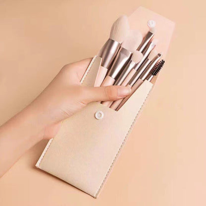 8 Makeup Brush Set Portable Soft Hair Powder Concealer Eye Shadow Blush Foundation Brush Full Set Beauty Tools