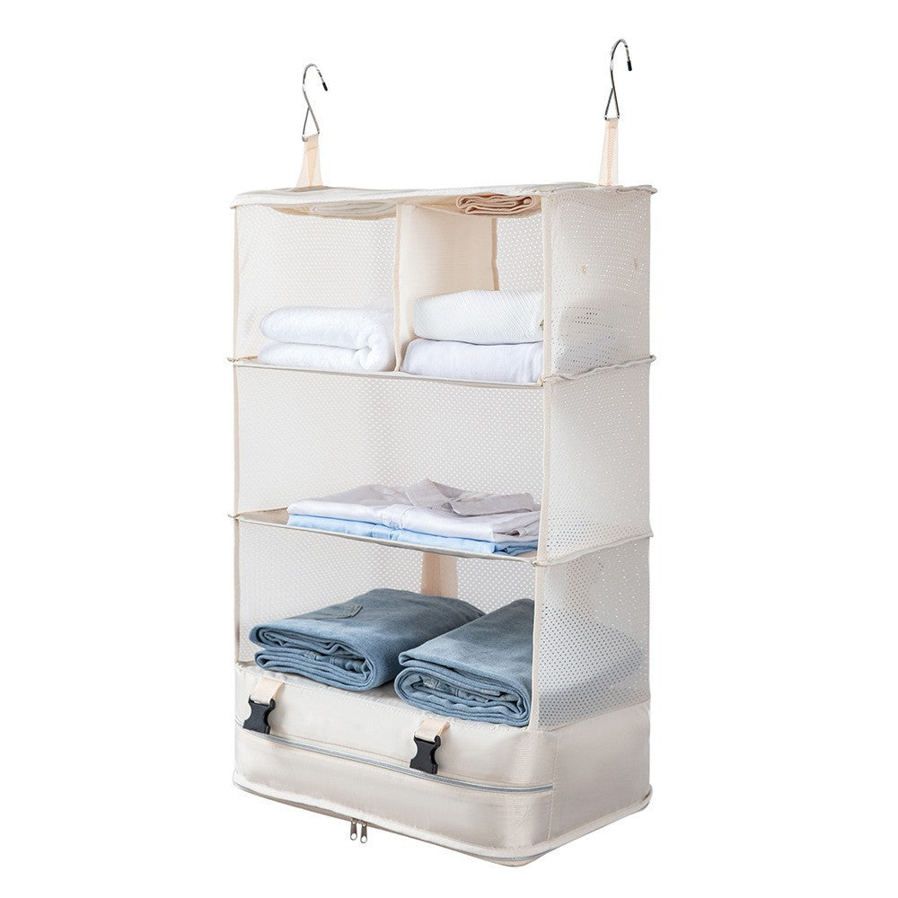 Amazon Outdoor Storage Travel Organizer Hanging Bag Suitcase Multifunctional Wardrobe Hanging Clothes Storage Bag