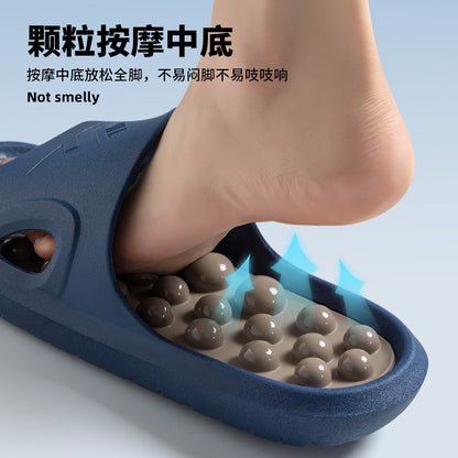 Massage Slippers for Women 2025 New Model Home Indoor Non-Slip Health-Preserving Acupressure Foot Point Slippers for Men Summer