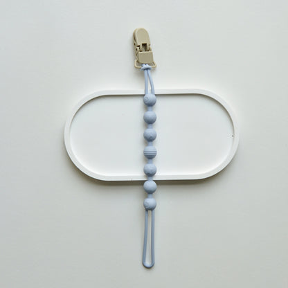 Ins Nordic Style New Plastic Clip Silicone Chain Baby Toy Grinding Stick Tooth Gum Silicone Chain Nipple Anti-losing Rope