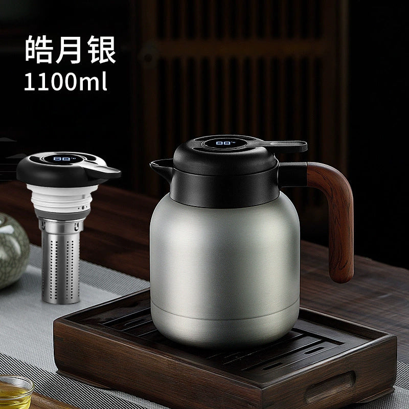 316L Stainless Steel Insulated Large Capacity Kettle for Home Use, Thermos for Tea, Dedicated for Warming Tea, Water Separation, and Stewing Tea Kettle