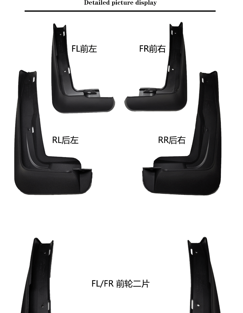 Suitable for 22-25 Models Mini Mini Fenders One Cooper F56 Car Mud Flaps Tire Accessories