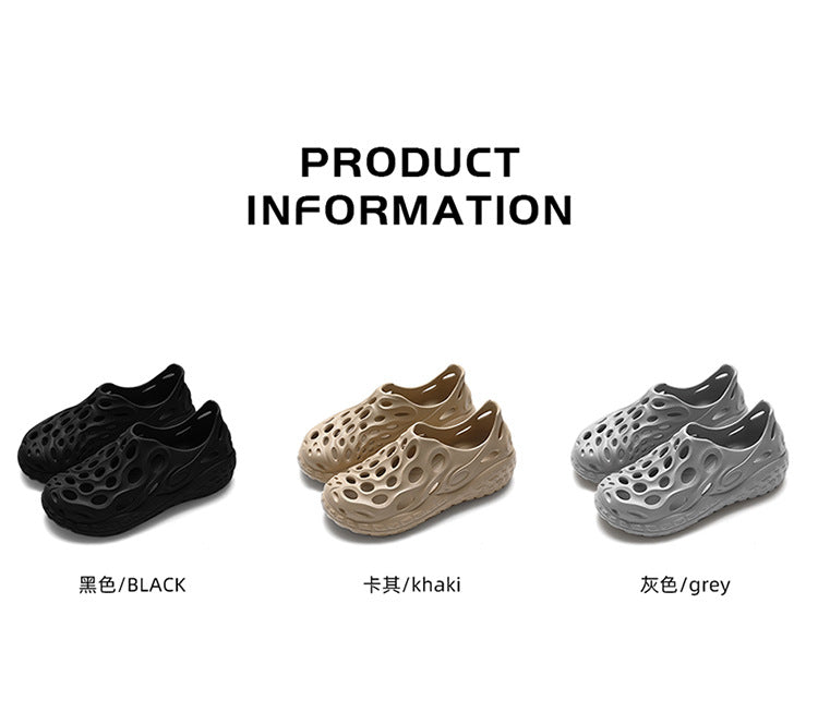 Croc Shoes Men's Summer Outer Wear for Commuting and Driving 2025 New Popular Anti-Slip Summer Eva Sandals That Feel Like Stepping on Shit