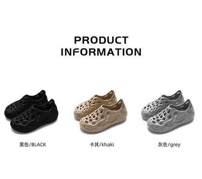Croc Shoes Men's Summer Outer Wear for Commuting and Driving 2025 New Popular Anti-Slip Summer Eva Sandals That Feel Like Stepping on Shit