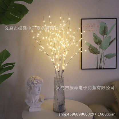 New 50LED branch modeling lamp simulation birch home party atmosphere decoration landscape luminous tree lamp
