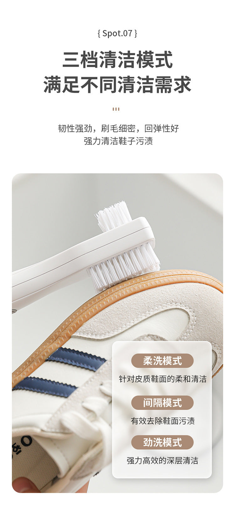 New Fully Automatic Electric Shoe Polisher Multifunctional Rechargeable Household Handheld Shoe Brush Black White