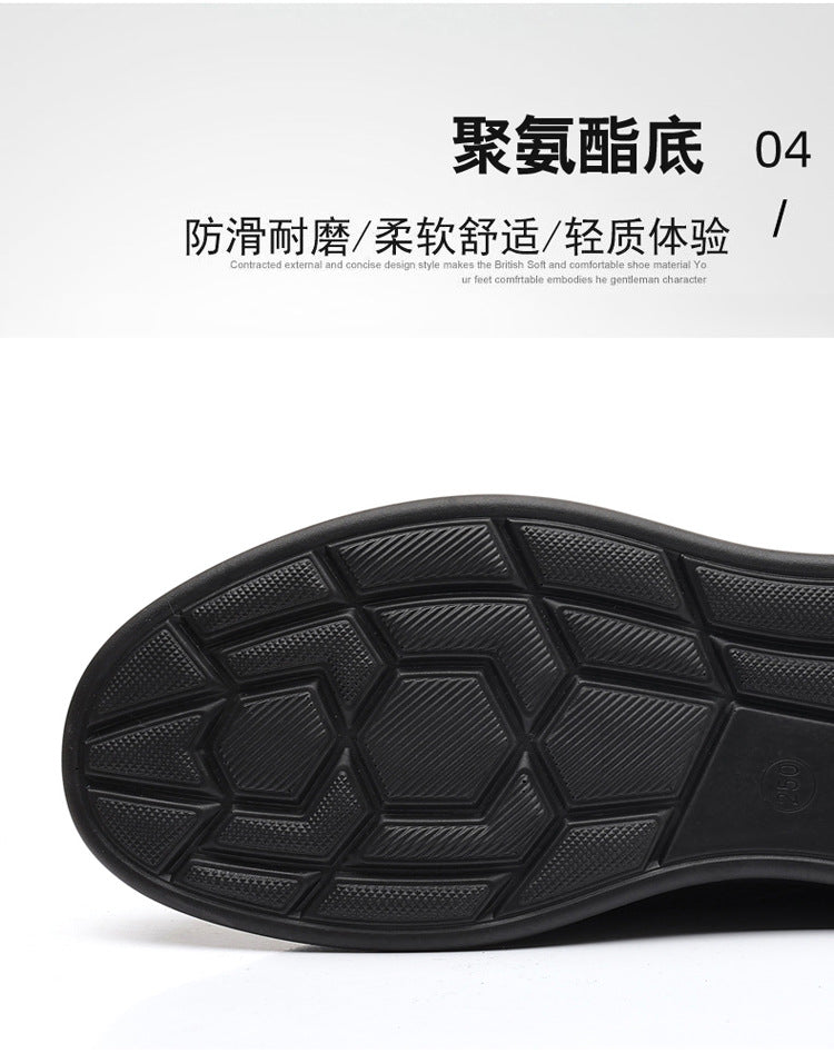 Summer Men's Shoes for Middle-Aged and Elderly People, Genuine Leather Breathable Men's Sandals, Leather Shoes, Soft Soles, Hollow Casual Shoes, Clogs