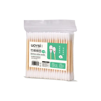 Double-Ended Bagged Cotton Swabs for Ear Picking, Ear Picking Cotton Swabs for Makeup Removal, Makeup and Beauty Cleaning, Free Shipping