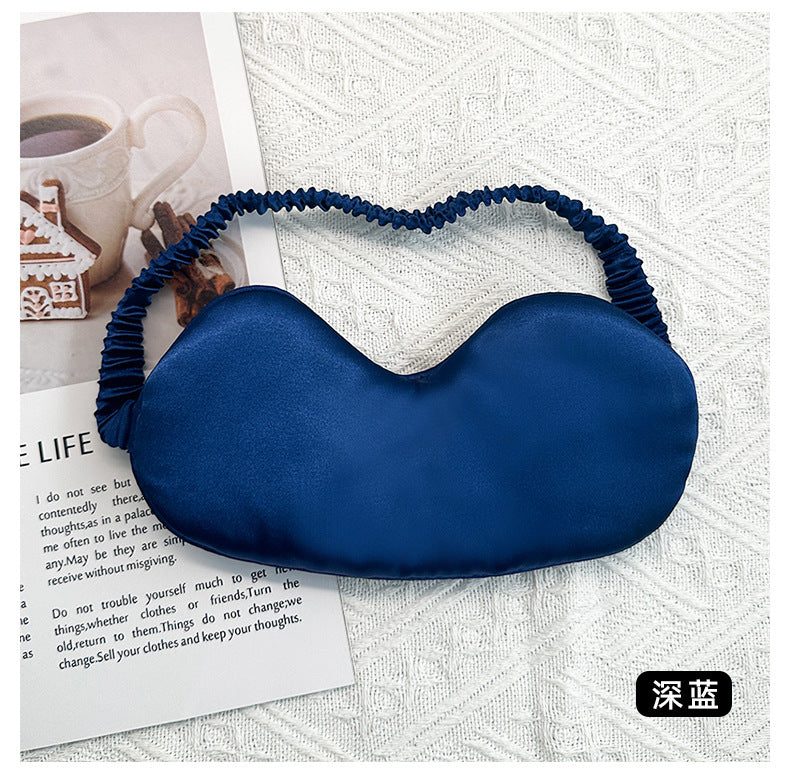 Simulated Silk Eye Mask Double-Sided Lunch Break Sleep Shading Stereo Cloud Breathable Eye Mask to Relieve Eye Fatigue and Sleep