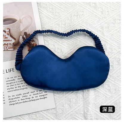 Simulated Silk Eye Mask Double-Sided Lunch Break Sleep Shading Stereo Cloud Breathable Eye Mask to Relieve Eye Fatigue and Sleep