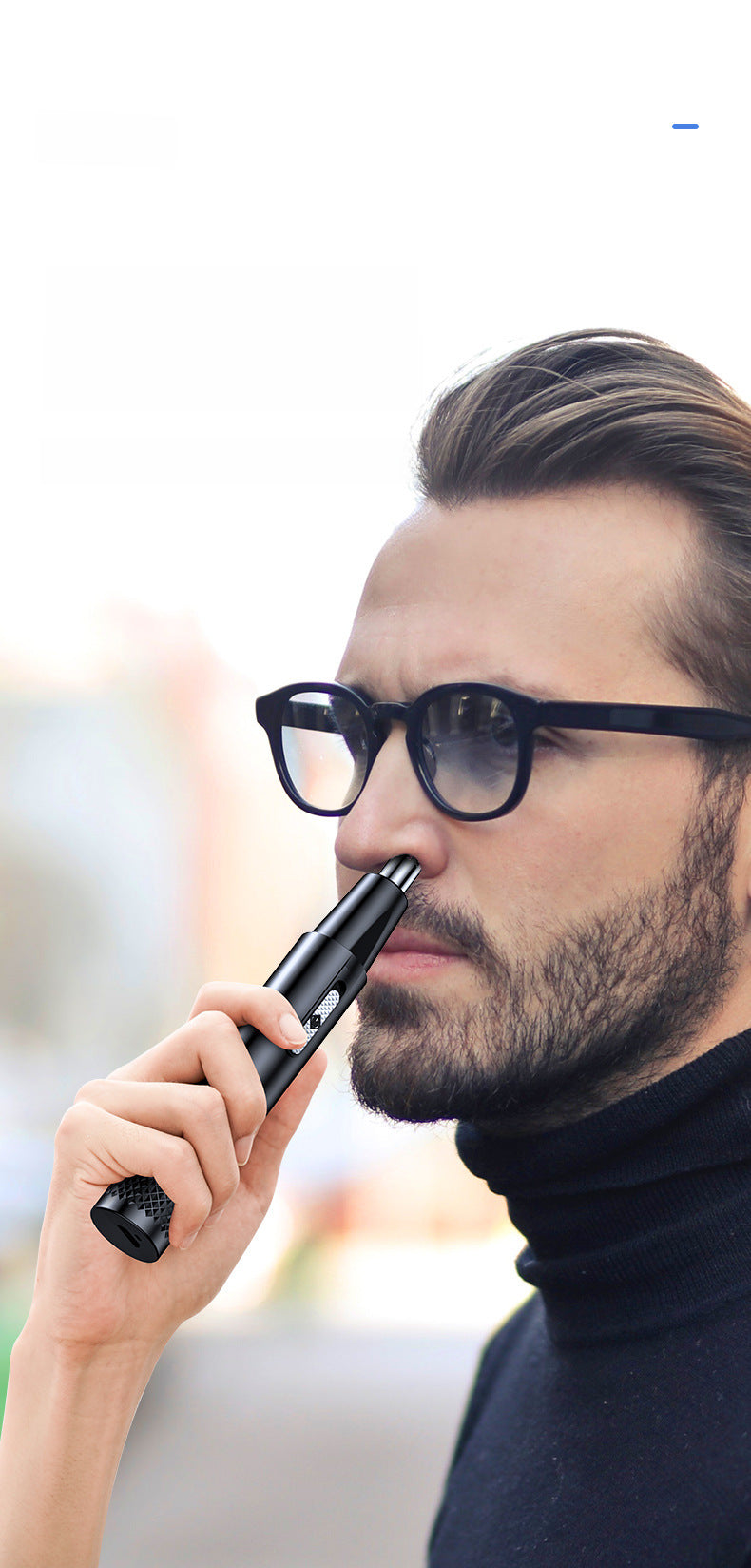 Manufacturer's New Electric Nose Hair Trimmer for Men and Women, Wholesale Two-In-One Portable Hair Removal Device by PDG ibma