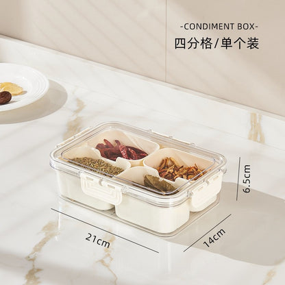 Fresh-Keeping Box Plastic Storage Thickeneded Refrigerator Dust-Proof Finishing Household Artifact Special Kitchen New Plastic Box