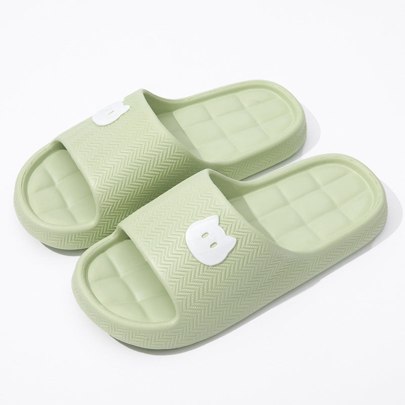 Stepping on excrement feeling sandals and slippers women's summer new home non-slip bathroom home men's eva cool tray factory wholesale cross-border
