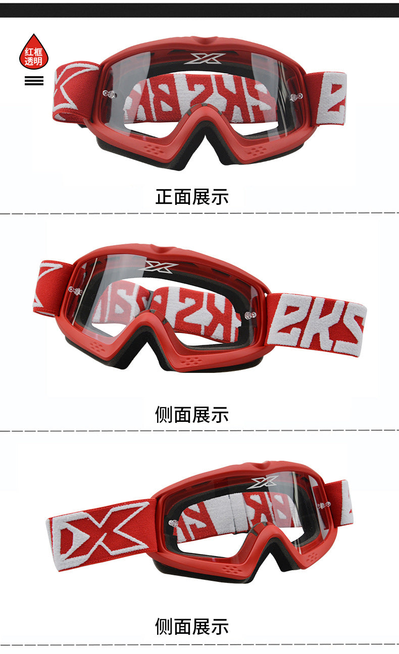EKS BRAND children's off-road goggles teenagers motorcycle goggles transparent helmet motorcycle glasses #8060