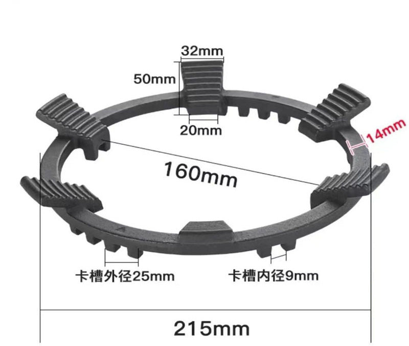 Universal Stove Rack, Wok, Small Pot Rack, Gas Stove Bracket, Gas Stove Four or Five Claw Milk Pot, Non-Slip Auxiliary Stove Rack Accessories
