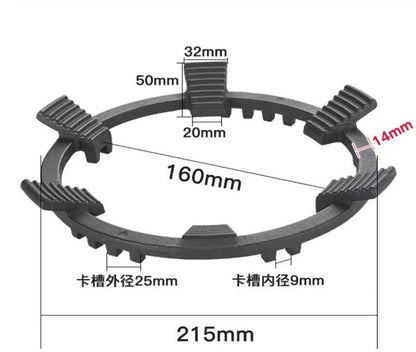 Universal Stove Rack, Wok, Small Pot Rack, Gas Stove Bracket, Gas Stove Four or Five Claw Milk Pot, Non-Slip Auxiliary Stove Rack Accessories