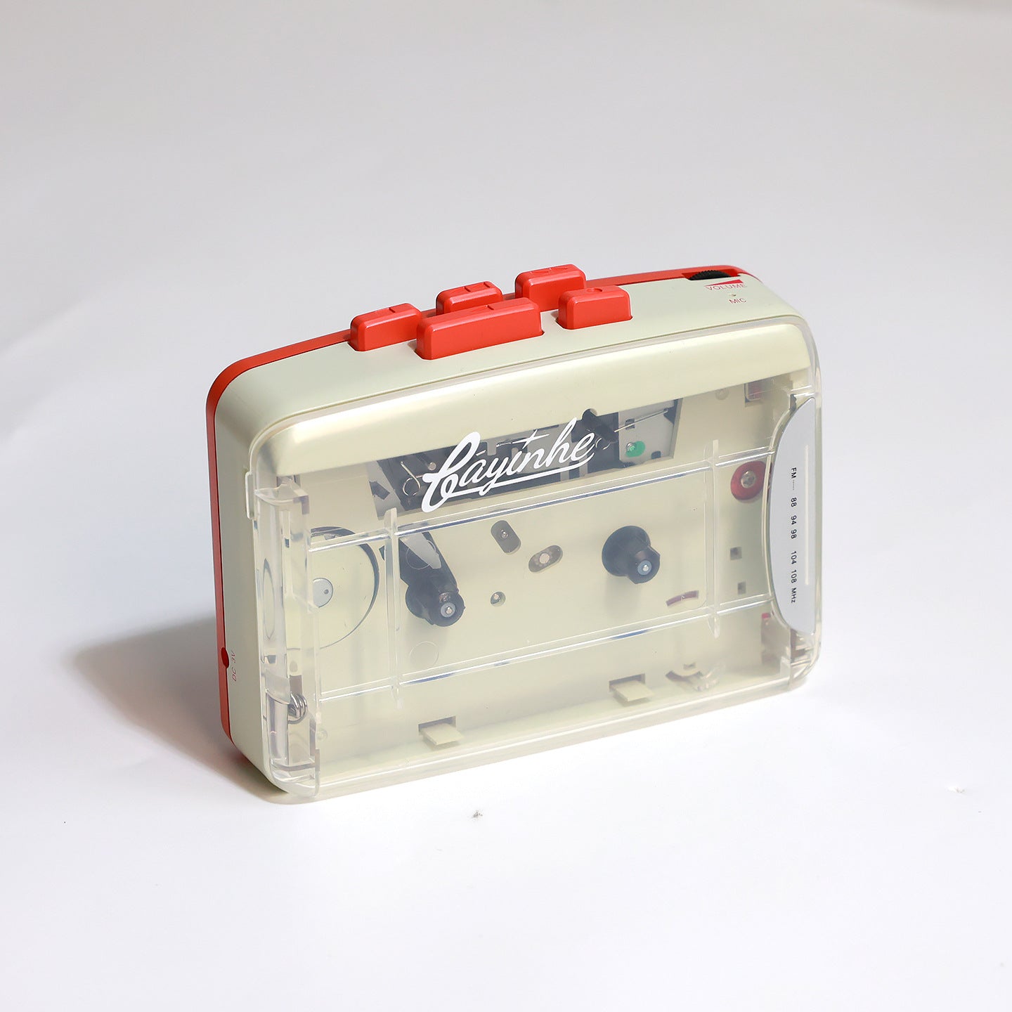 Bayin Box Cross-Border Transparent Retro Tape Player Recorder Walkman Headphone Player Tape Player Radio
