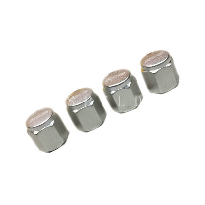 Automobile tire valve cap tire valve cap aluminum alloy explosion-proof valve core cover decorative cap 4 pieces