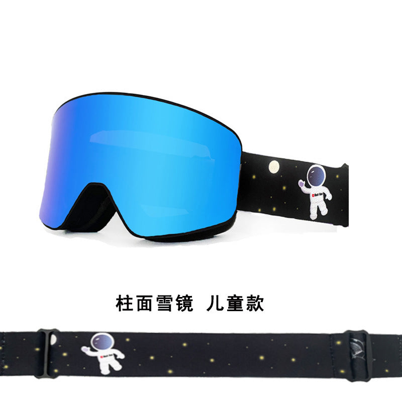 New in stock Magnetic Ski Glasses Double-layer Anti-fog Anti-snow Blindness Canker Myopia Ski Goggles Unisex Snow Goggles