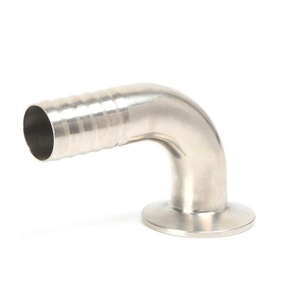 SS304 SS316L stainless steel 90 degree quick loading leather pipe elbow