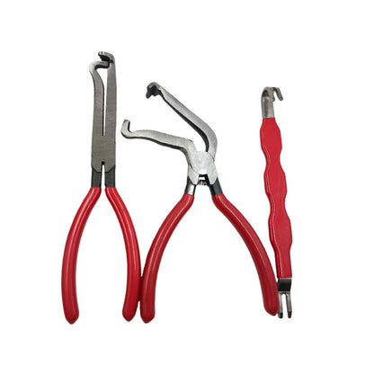 Red and black elbow 60 degree power-off pliers bolt pliers multi-purpose pliers car oil pipe separation harness pliers cross-border pliers
