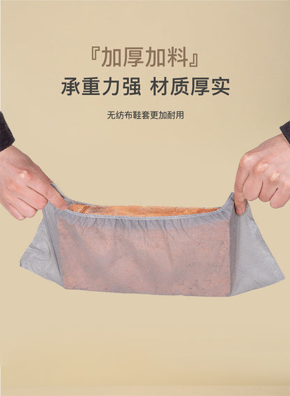 【Factory】Disposable Shoe Covers and Foot Covers, Thickened Version, Non-Slip, Wear-Resistant, Dust-Proof, for Indoor Home Use, Thick Non-Woven Fabric, Wholesale