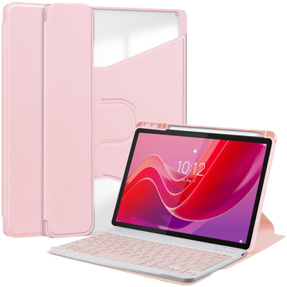 For small new pad2024 11 inch Bluetooth keyboard leather case Lenovo Tab M11 acrylic case with pen slot