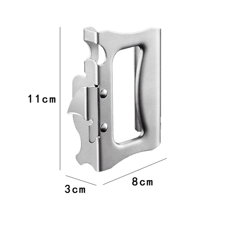 Spot Wholesale Bottle Opener Thickeneded Multi-Functional Stainless Steel Can Opener Japanese Can Opener Can Portable Fast and Simple