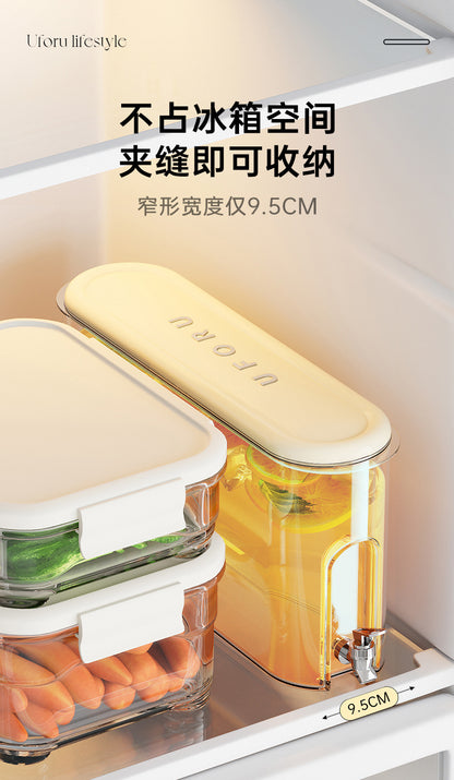 Refrigerator Cold Kettle with Faucet Household Advanced Sense Large Capacity Sealed Gap Food Grade Plastic Juice Cold Kettle