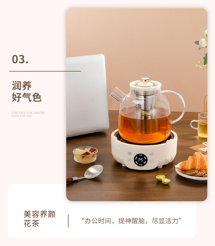 Factory Direct Supply Glass Health Pot Home Multifunctional Office Fully Automatic Mini Tea Maker Gift Boiling Water