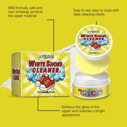 Jaysuing Shoe Cleaning Paste Gentle Cleansing, Removes Dirt, Prevents Dust, Renews Shoes, Universal Cleaning Paste