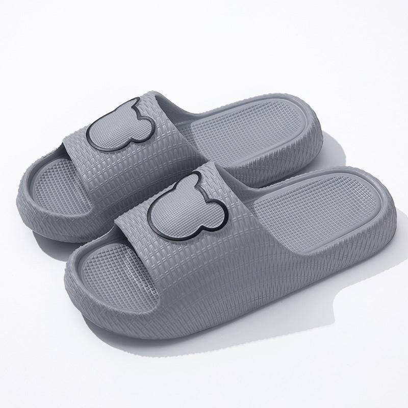 Stepping on excrement feeling sandals and slippers women's summer new home non-slip bathroom home men's eva cool tray factory wholesale cross-border