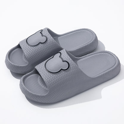 Stepping on excrement feeling sandals and slippers women's summer new home non-slip bathroom home men's eva cool tray factory wholesale cross-border