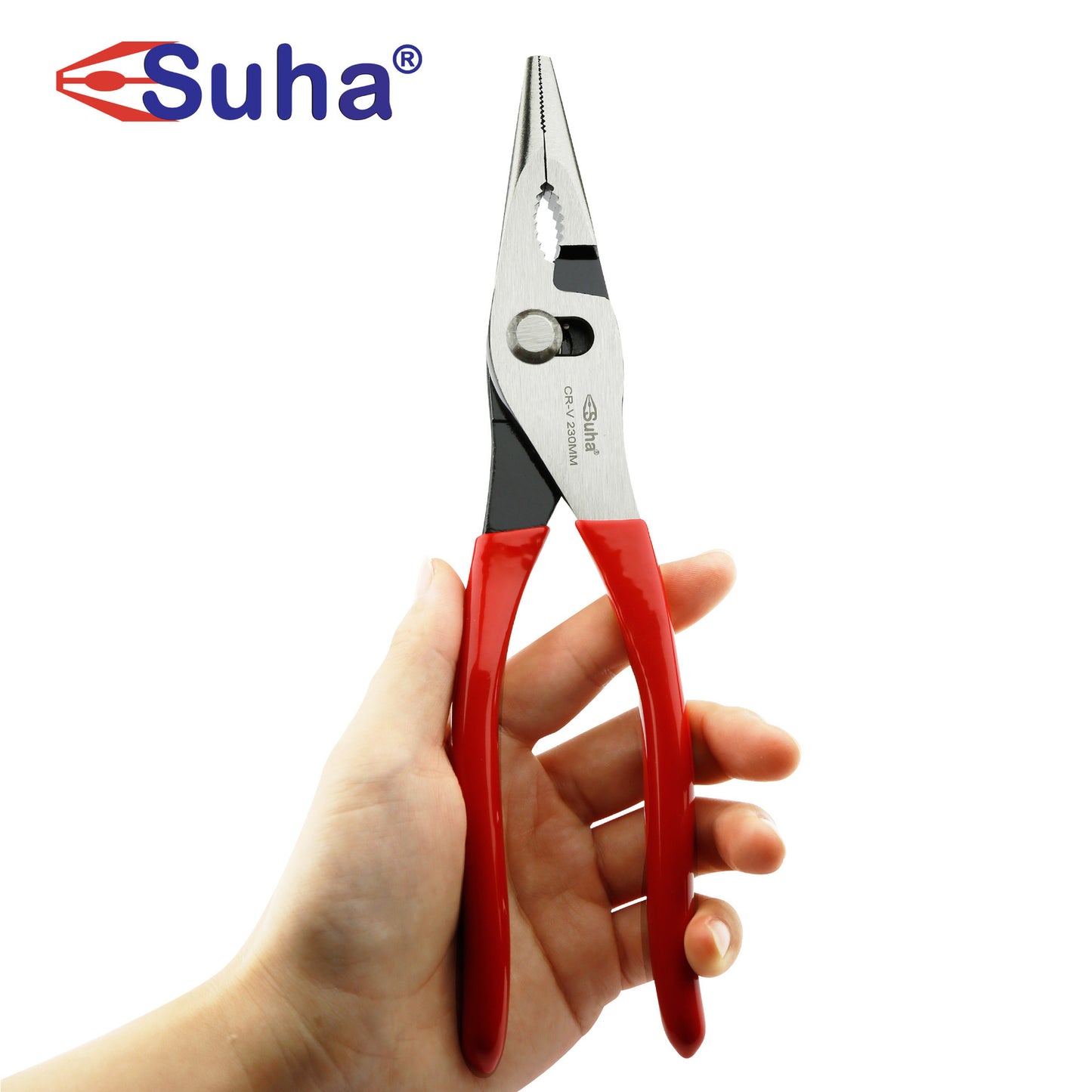 Suha Carp Pliers 8inch Fish Tail Fish Mouth Pliers Pipe Pliers Multifunctional Labor-Saving Self-Rebound Flat Mouth Efficient and Labor-Saving