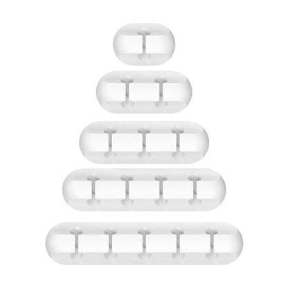 New desktop charging data cable holder multi-port creative storage wire silicone cable organizer hub