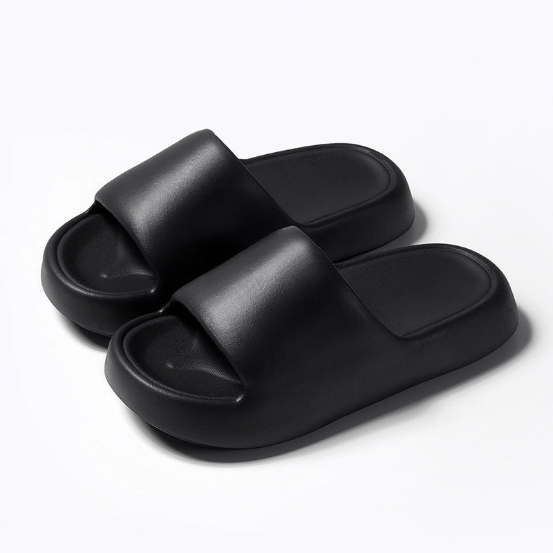 Korean Style Non-Slip Soft-Soled Eva Slippers for Women in Summer Bathroom Bathing Couples Thick-Soled Home Sandals