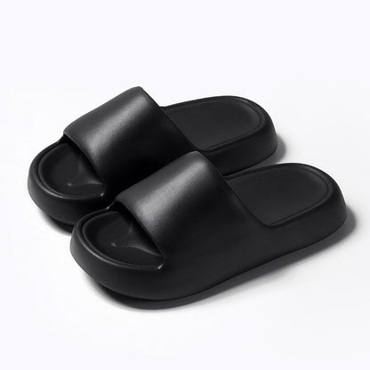 Korean Style Non-Slip Soft-Soled Eva Slippers for Women in Summer Bathroom Bathing Couples Thick-Soled Home Sandals