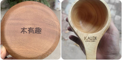 Paint-free Wax-free Wooden Cooking Spoon Shovel suit Kitchenware Long Handle Non-stick Pan Stir-frying Shovel Wooden Acacia Soup Spoon